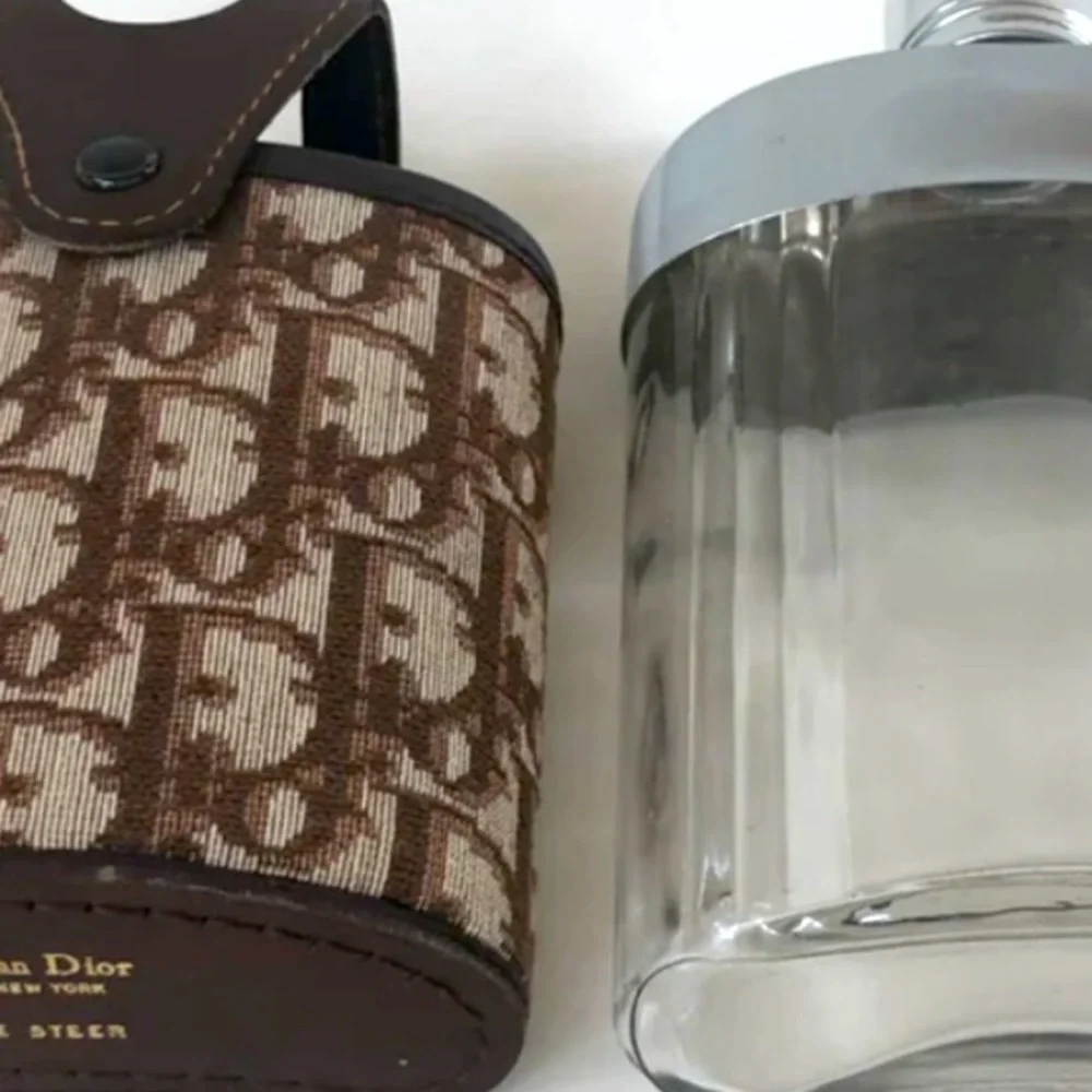 Christian Dior Vintage Monogram Mellow Steer Leather Hip Flask - Picture 13 of 16